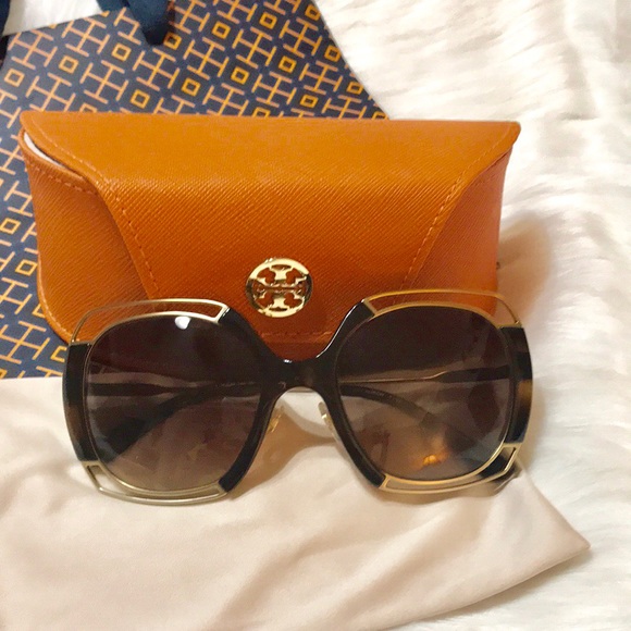 tory burch open wire sunglasses